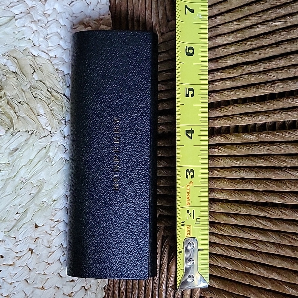 Burberry, black, sunglass/eyeglass, hard case